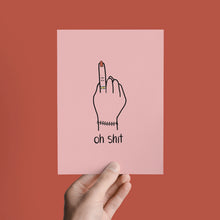 Load image into Gallery viewer, Oh Shit Engagement Greeting Card
