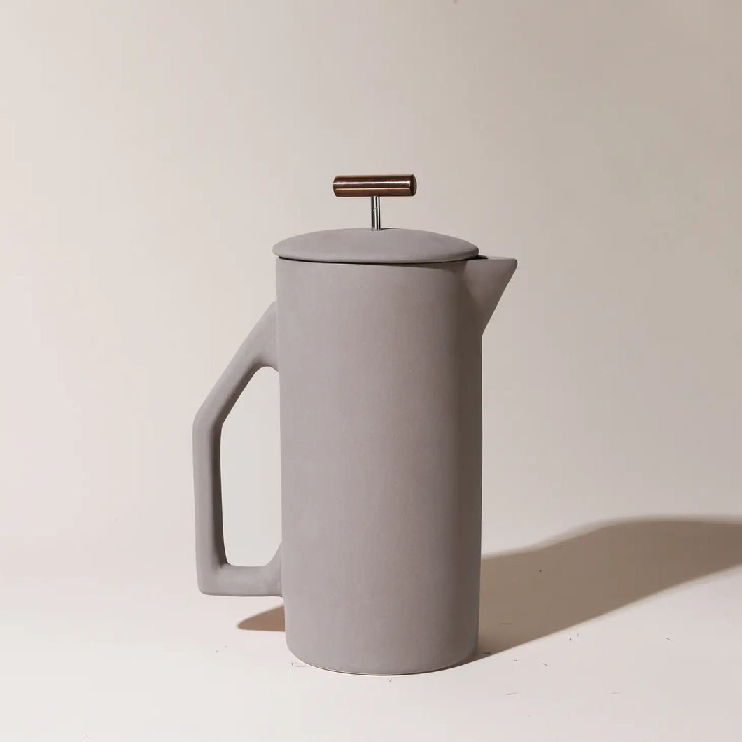 Gray | Ceramic French Press