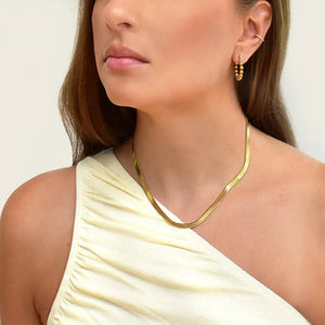 OLIVIA GOLD SNAKE CHAIN NECKLACE