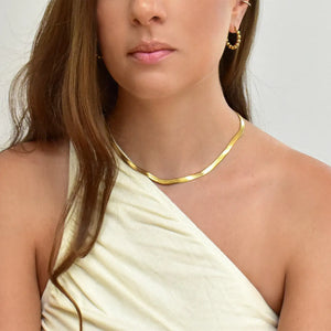 OLIVIA GOLD SNAKE CHAIN NECKLACE