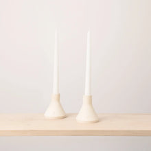 Load image into Gallery viewer, Ceramic Candlestick Holder | Ivory
