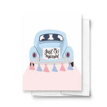 Load image into Gallery viewer, Newlywed Wedding Beetle Greeting Card
