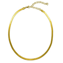 Load image into Gallery viewer, OLIVIA GOLD SNAKE CHAIN NECKLACE

