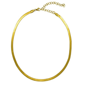 OLIVIA GOLD SNAKE CHAIN NECKLACE
