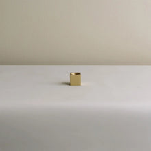 Load image into Gallery viewer, Cubic Brass Incense Holder
