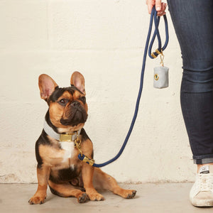 Denim Poop Bag Dispenser