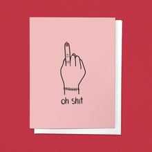 Load image into Gallery viewer, Oh Shit Engagement Greeting Card
