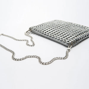 JAMIE SHOULDER BAG -- SILVER